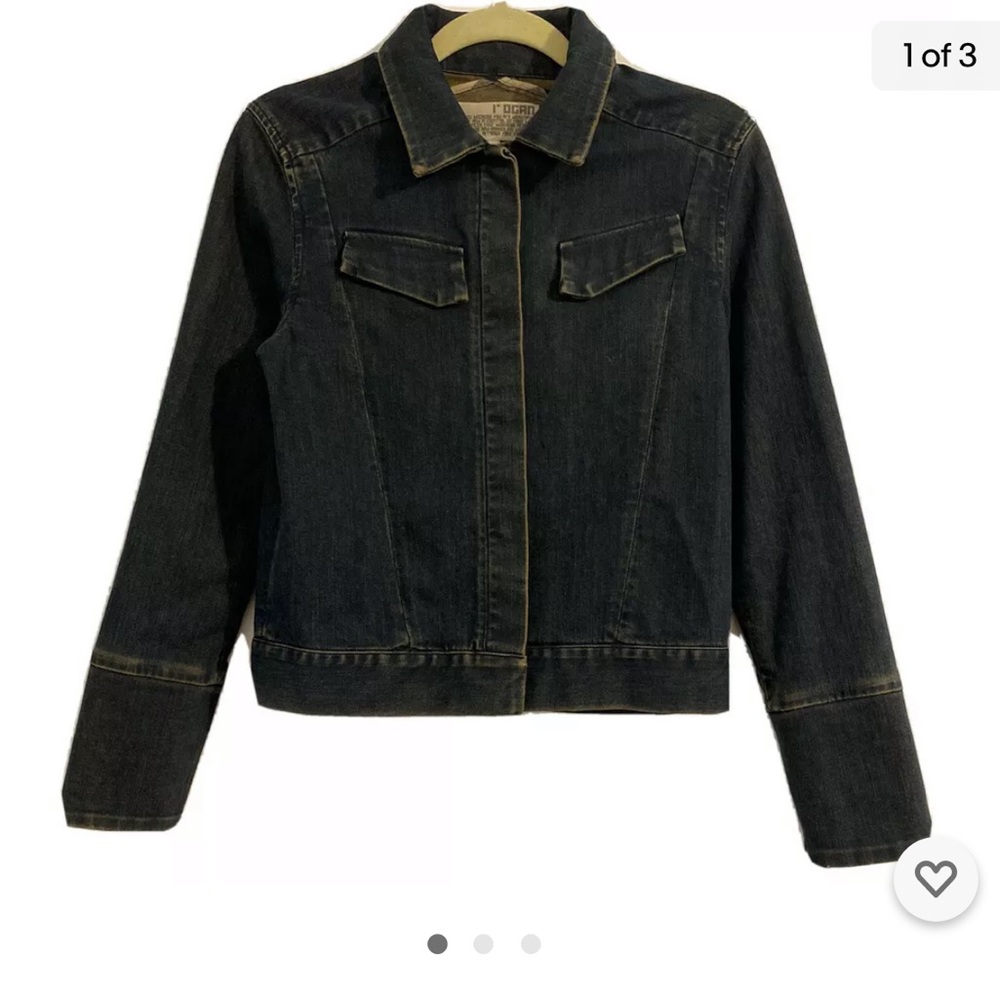 ROGAN NYC Denim Jacket LADIES Size Small RARE FIND “Garrett”